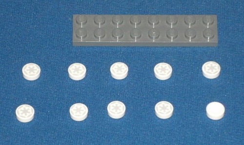 Lego new 1x1 - 1x1, tile